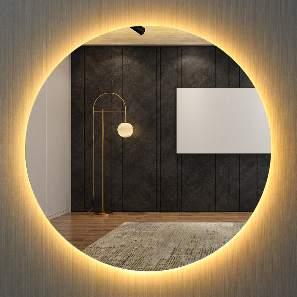 Factory Direct Sales Multi Function Fashionable Luxurious Led Illuminated Bathroom Mirror