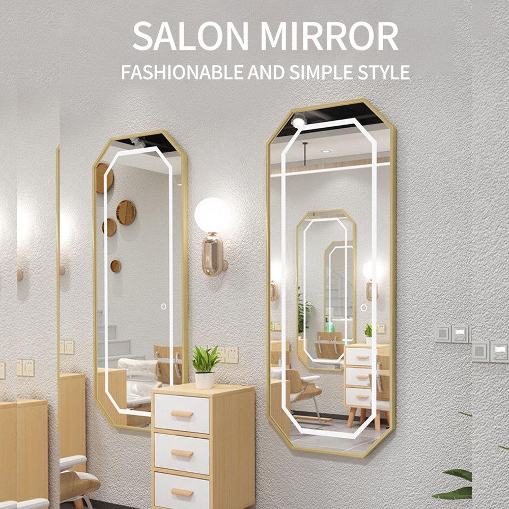 New LED lighting Salon Mirror Station for Hairdressing