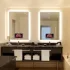 Design Full Body Mirror Wall Mounted Full Length Smart Mirror Light up Vertical for Bedroom Bathroom Salon