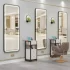 European-Style Aluminum Mirrors Decor Wall Arched Full-Length Mirror Beauty Bridal Shop Large Mirror