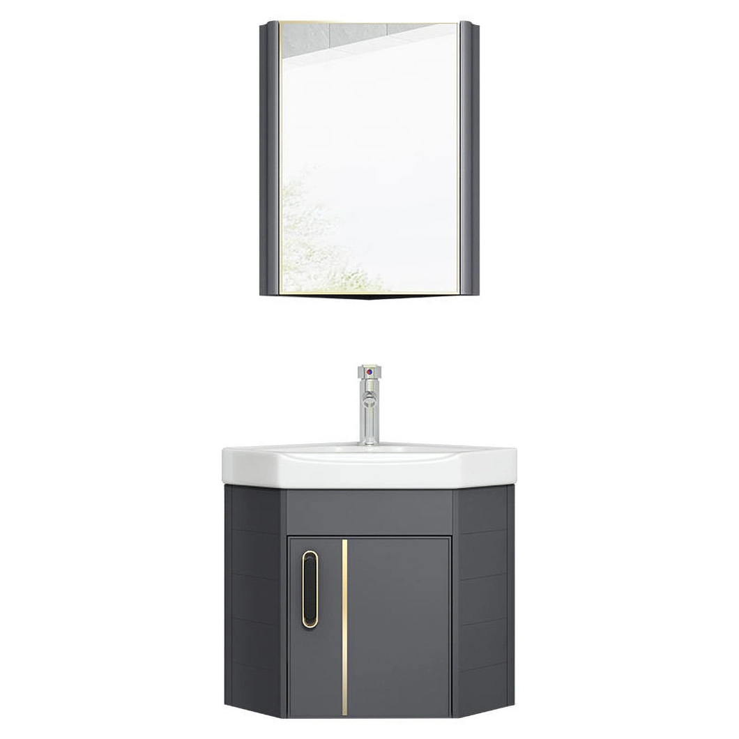 Modern Bathroom Corner Wooden Mini Bathroom Cabinet Bathroom Sink Cabinet with Mirror Cabinet