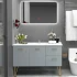 Modern Bathroom Furniture Bathroom Wooden Dressing Cabinet Floor Hotel Sink Bathroom Cabinet Set