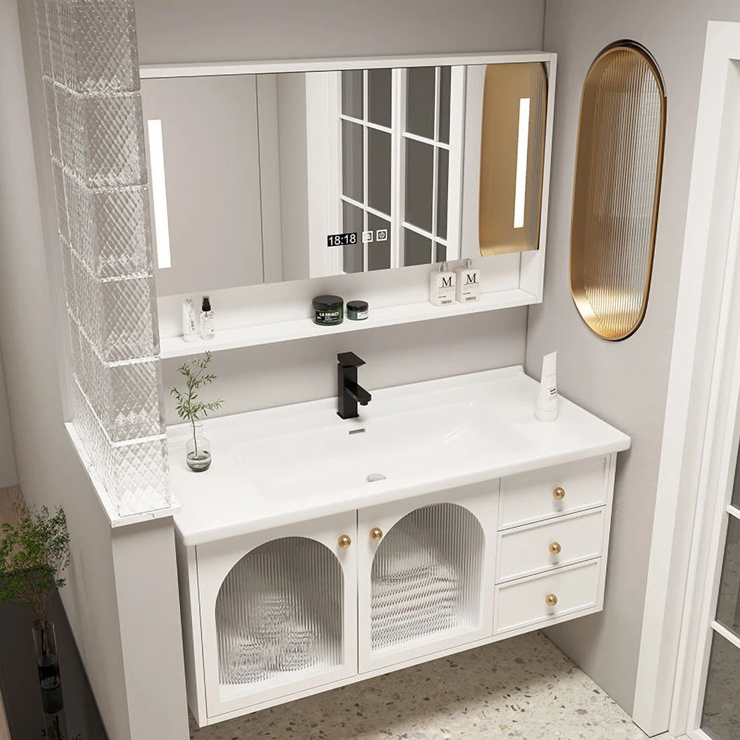 Modern Marble Corner Organizer Bathroom Vanity Set Bathroom Vanity Waterproof Bathroom Cabinet