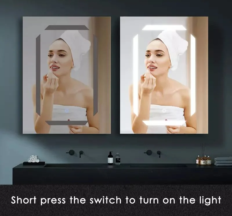 Storage Smart LED Vanity Bathroom Large Mirror Cabinets