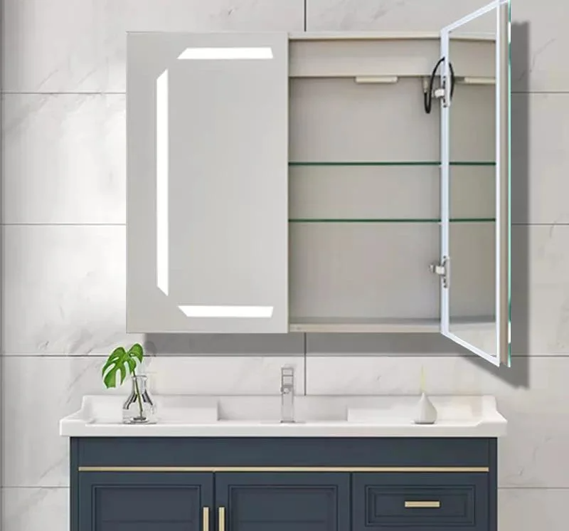 Storage Smart LED Vanity Bathroom Large Mirror Cabinets