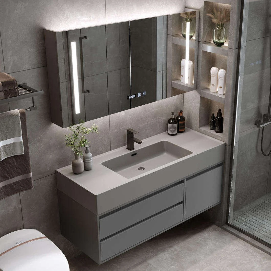 Chinese Modular Bathroom Vanity Modern Style Include Bathroom Accessories and European Quality Furniture Cabinets Sets