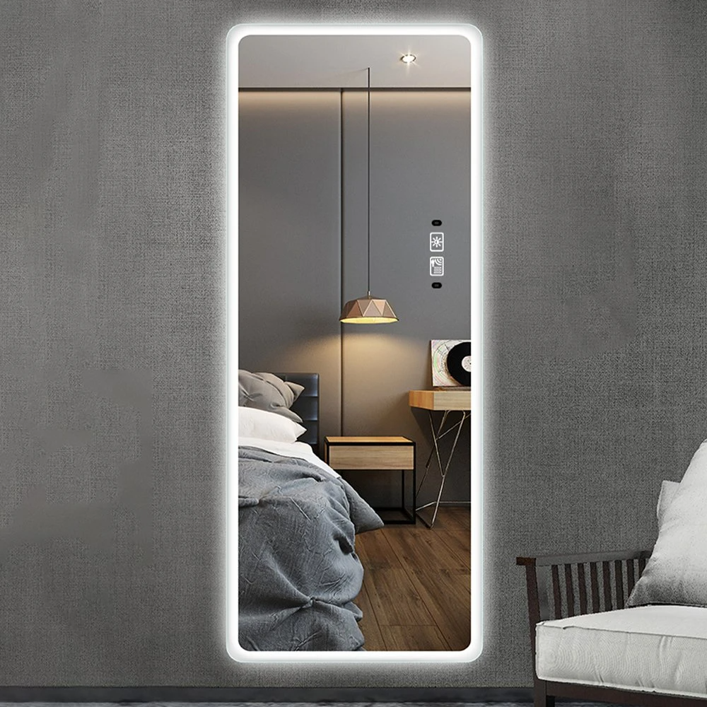 Big Wall LED Dressing Room Mirror Smart LED Lighted Full Length Mirror