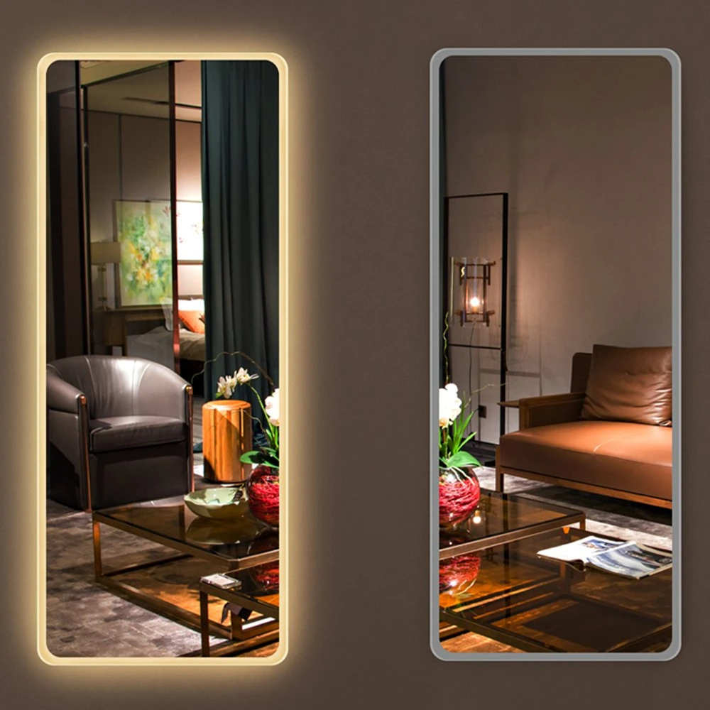 Big Wall LED Dressing Room Mirror Smart LED Lighted Full Length Mirror