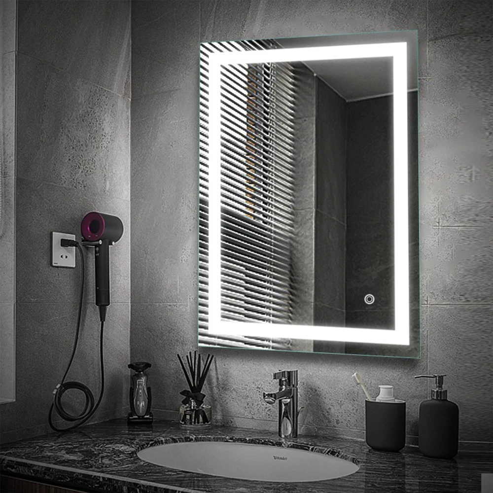 Bathroom Smart LED Mirror Lighted Vanity Furniture Decorative Wall Mounted Glass Mirror Bluetooth Makeup Mirror Home Decoration