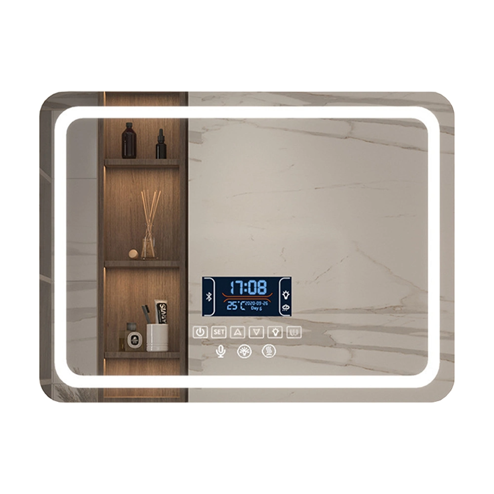 European Standard Factory Wholesale Smart Modern Makeup Glass Home Decor Bathroom Wall Mirror