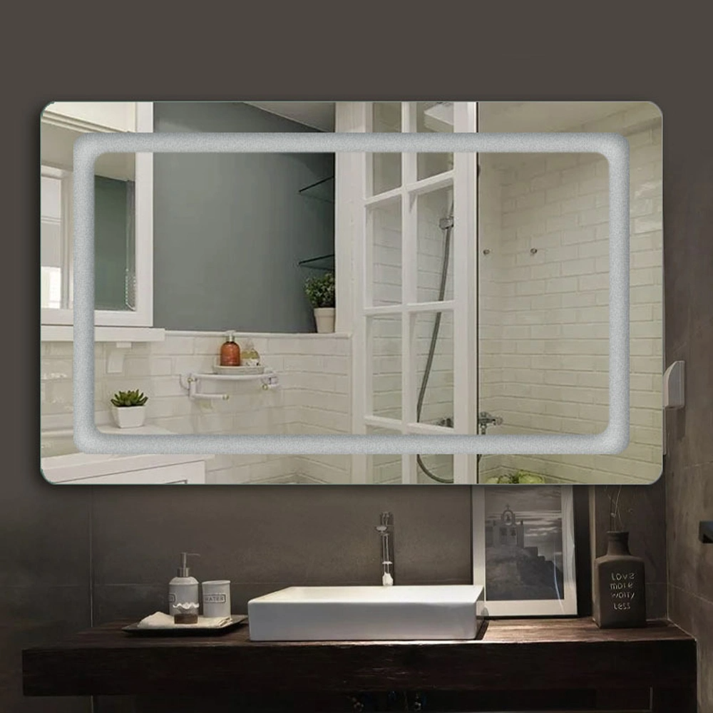 Home Decoration Wall Mounted Mirror Bathroom Mirror Bluetooth Makeup Mirror LED Smart Mirror Salon Furniture