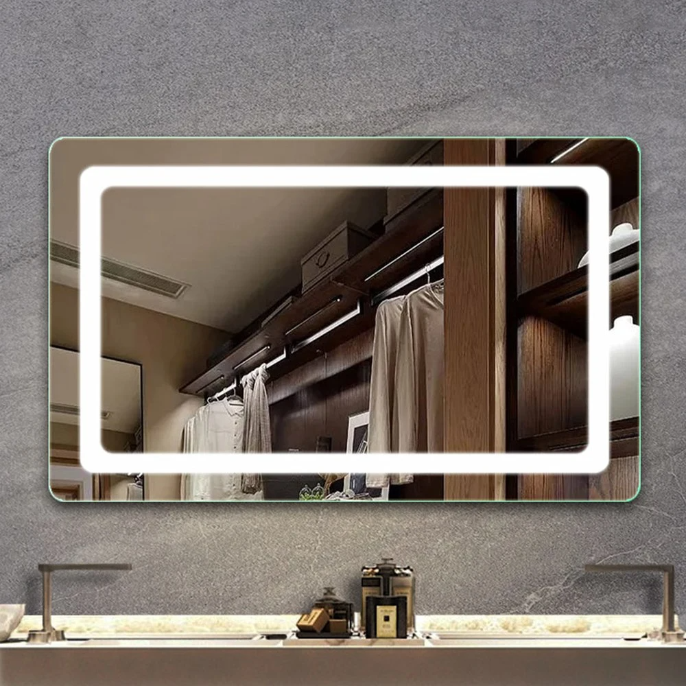 Home Decoration Wall Mounted Mirror Bathroom Mirror Bluetooth Makeup Mirror LED Smart Mirror Salon Furniture