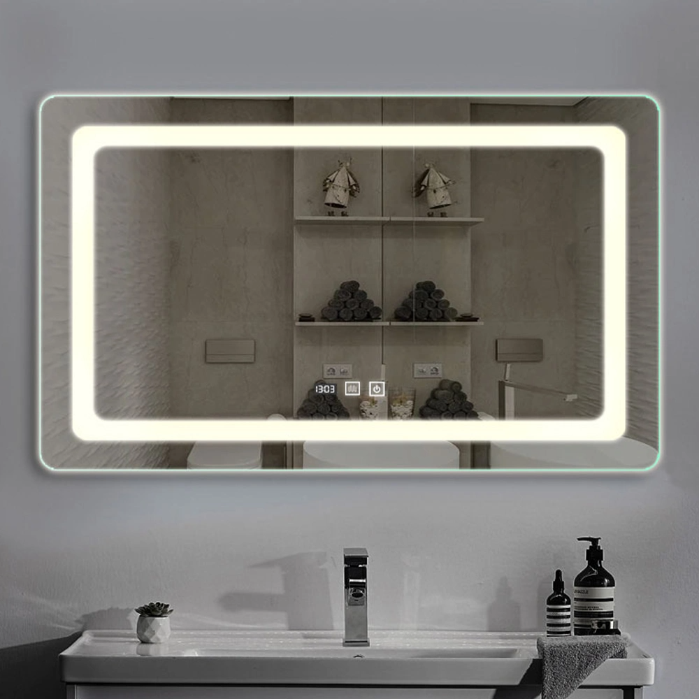 Home Decoration Wall Mounted Mirror Bathroom Mirror Bluetooth Makeup Mirror LED Smart Mirror Salon Furniture