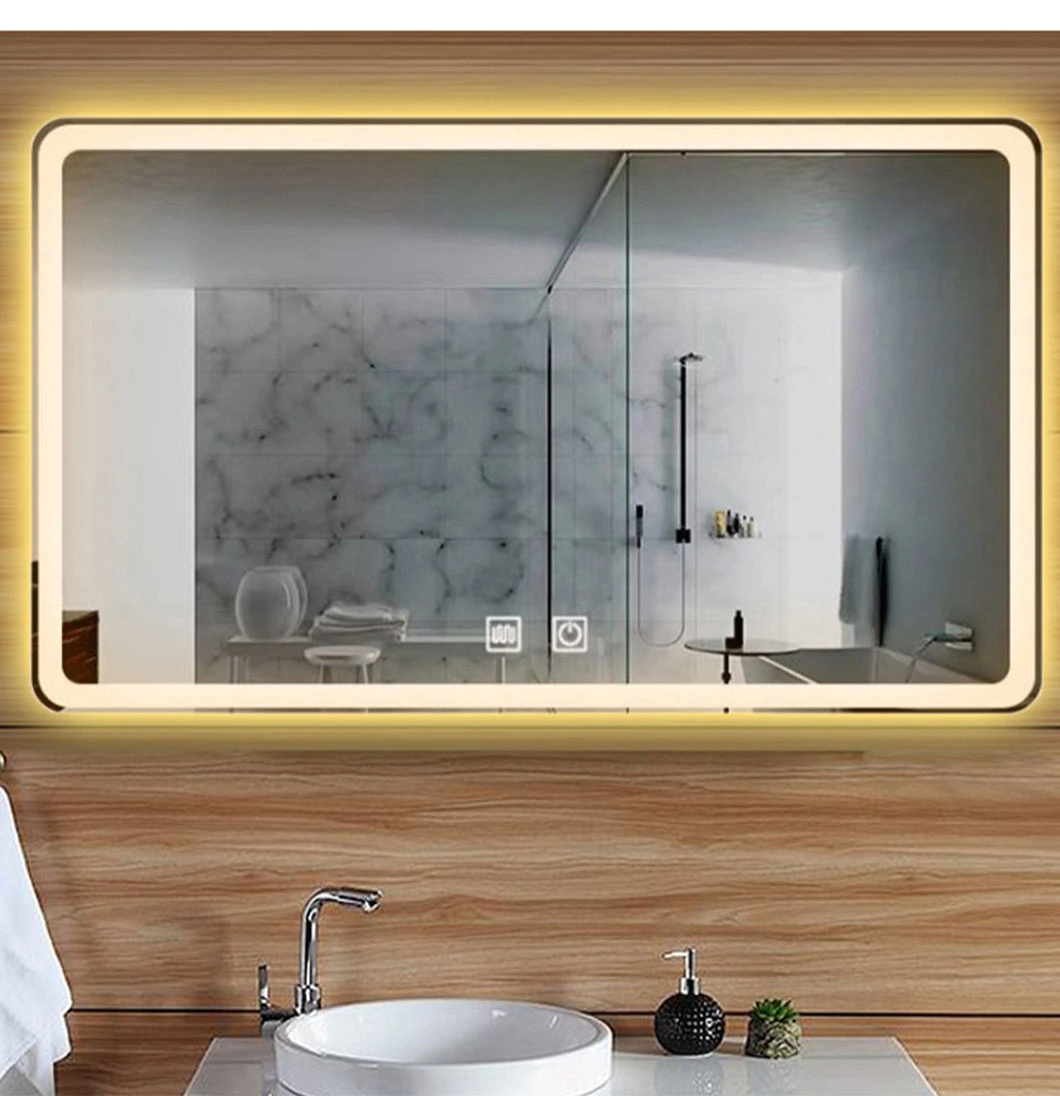 Factory Price Metal Frame Dressing Wall Hotel Bathroom Hanging Mirror