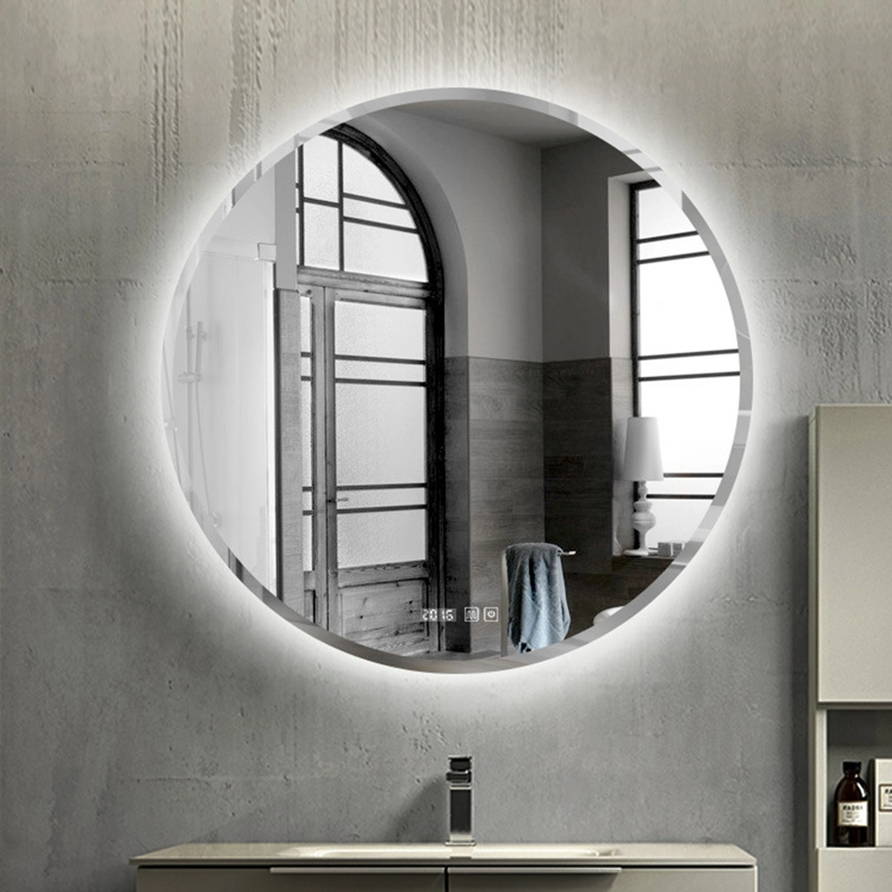 High Quality Modern Single Sided MID Century Decorative Mirrors Over Sink Round LED Bathroom Mirror