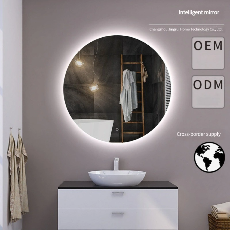 China Factory Price Bathroom Furniture Smart Front Light Dressing Wall Mirror for Hotel Bathroom Project