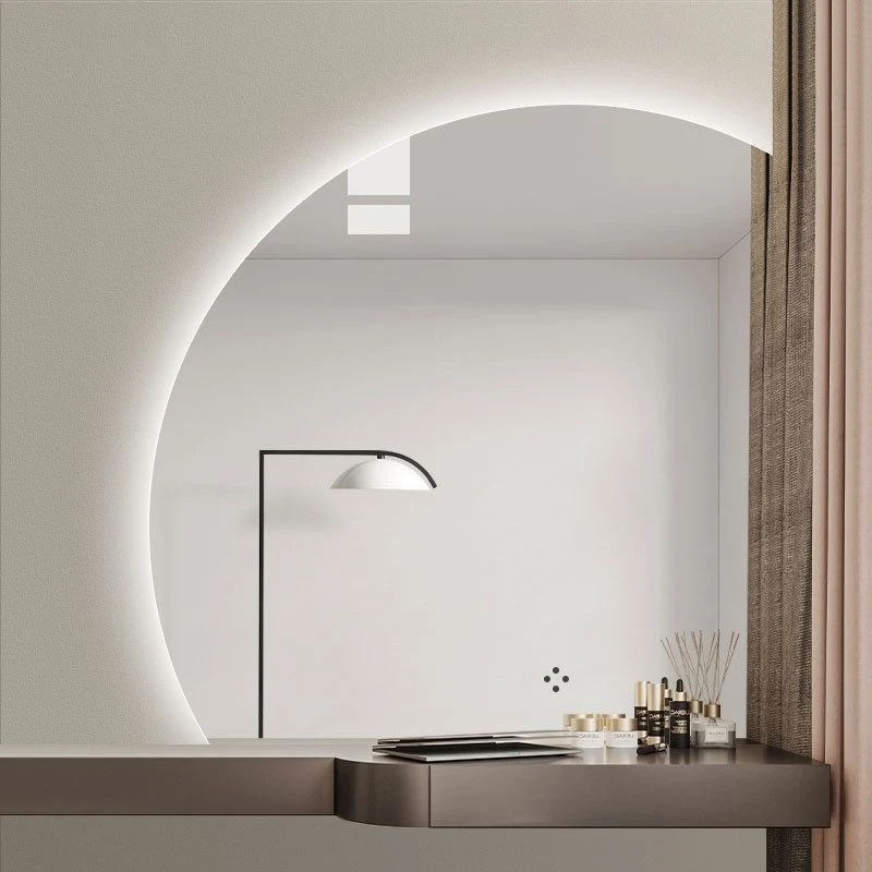 Irregular Shaped LED Lights Smart Bathroom Mirror Toilet Toilet Wall Mounted Luminous Mirror Makeup Table Dressing Mirror