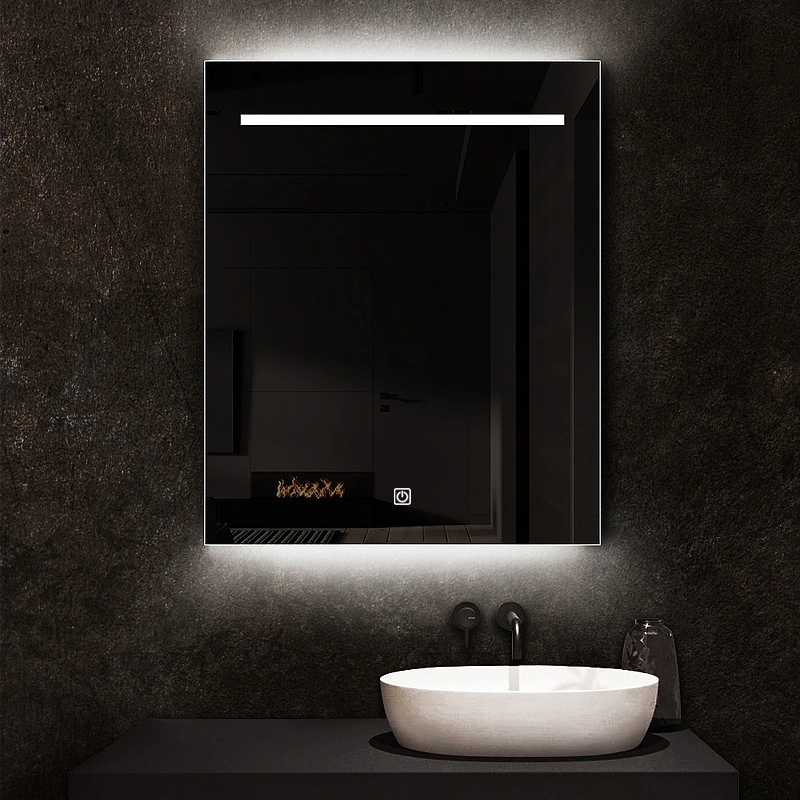 European Standard Factory Wholesale Smart Modern Makeup Glass Home Decor LED Bathroom Wall Mirror