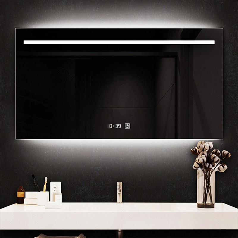 European Standard Factory Wholesale Smart Modern Makeup Glass Home Decor LED Bathroom Wall Mirror