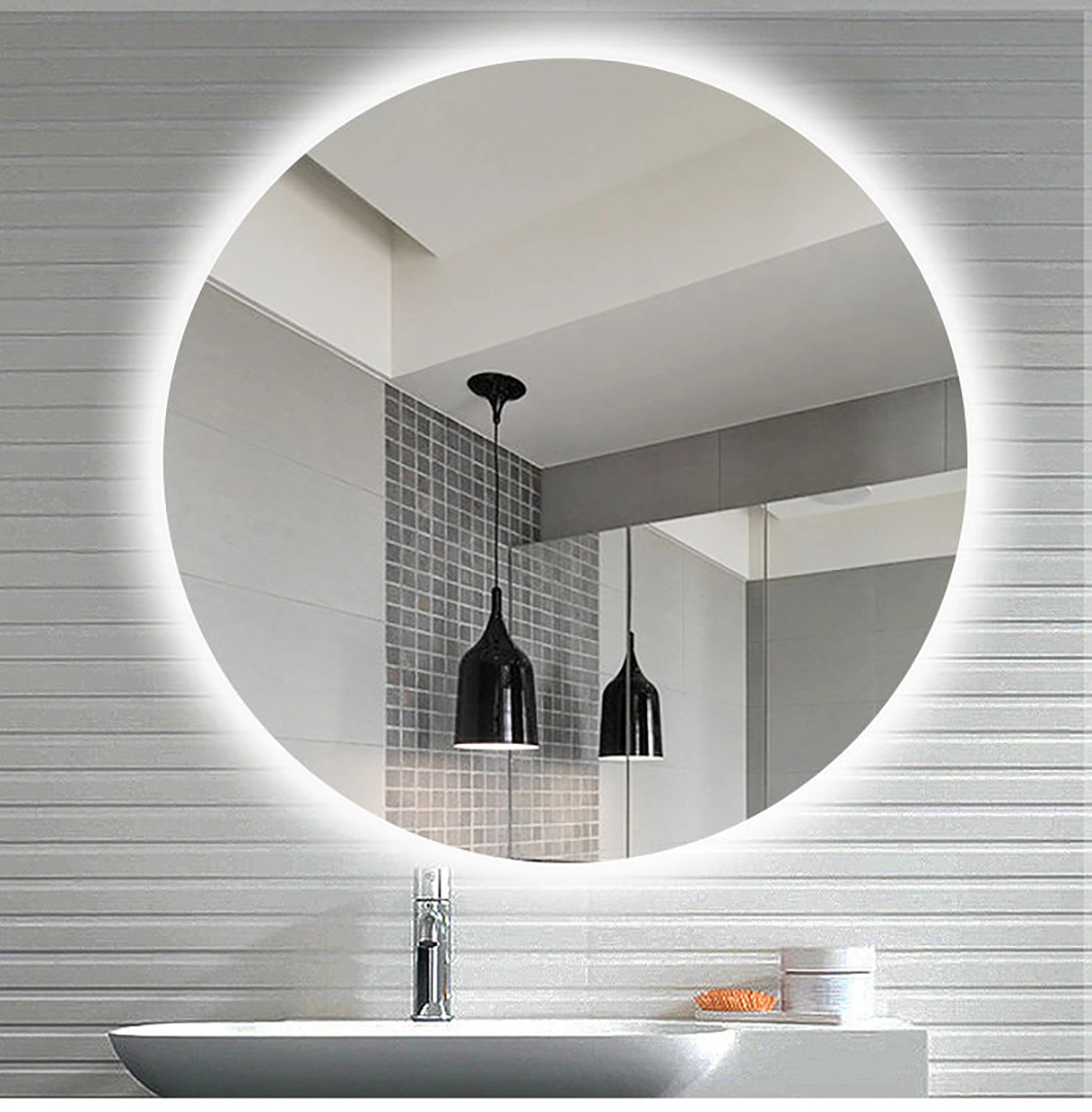 Factory Price Hotel Luxury Bathroom LED Smart Touch Sensor Frameless Wall-Mounted Bathroom Mirror