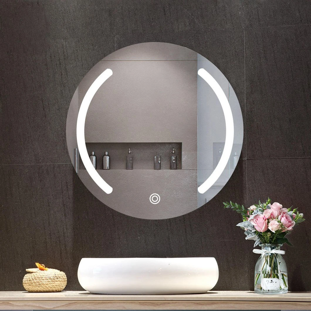 Factory Price Hotel Luxury Bathroom LED Smart Touch Sensor Frameless Wall-Mounted Bathroom Mirror