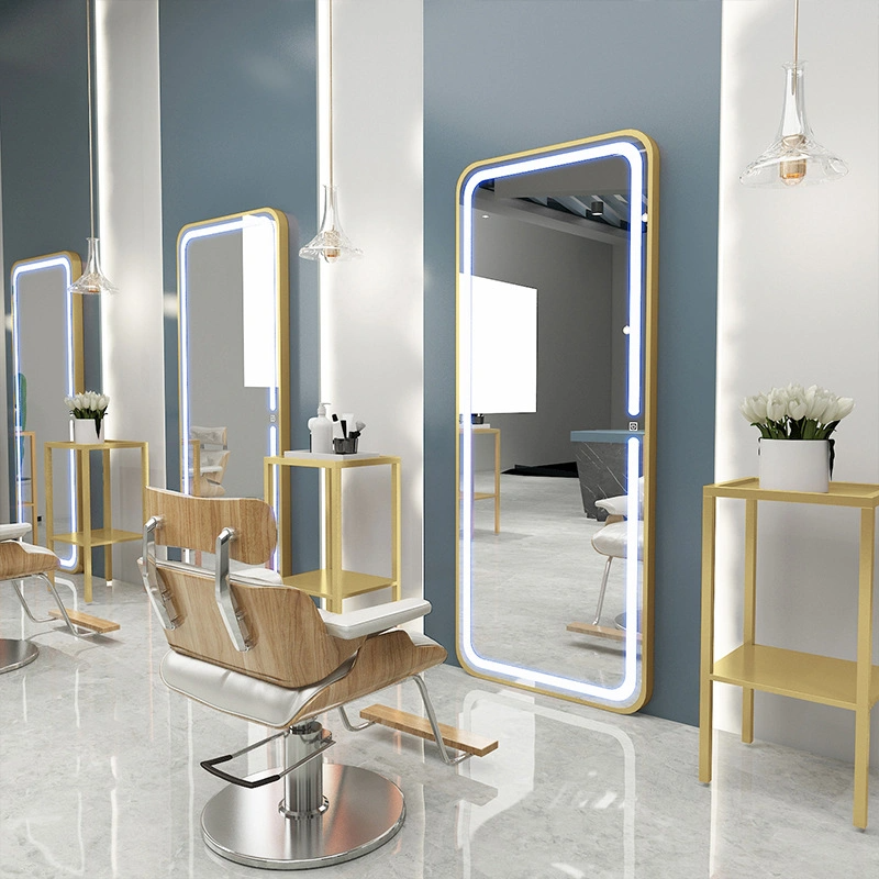 Large LED Full Length Backlit Salon Mirror Oversize Dressing Mirror Beauty Barber LED Backlit Mirror