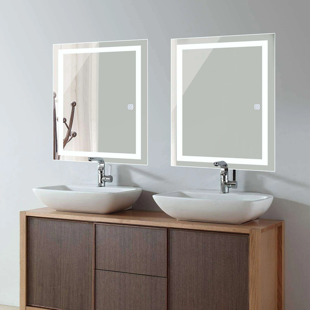 Modern Salon Style Rectangular Iluminated LED Mirror