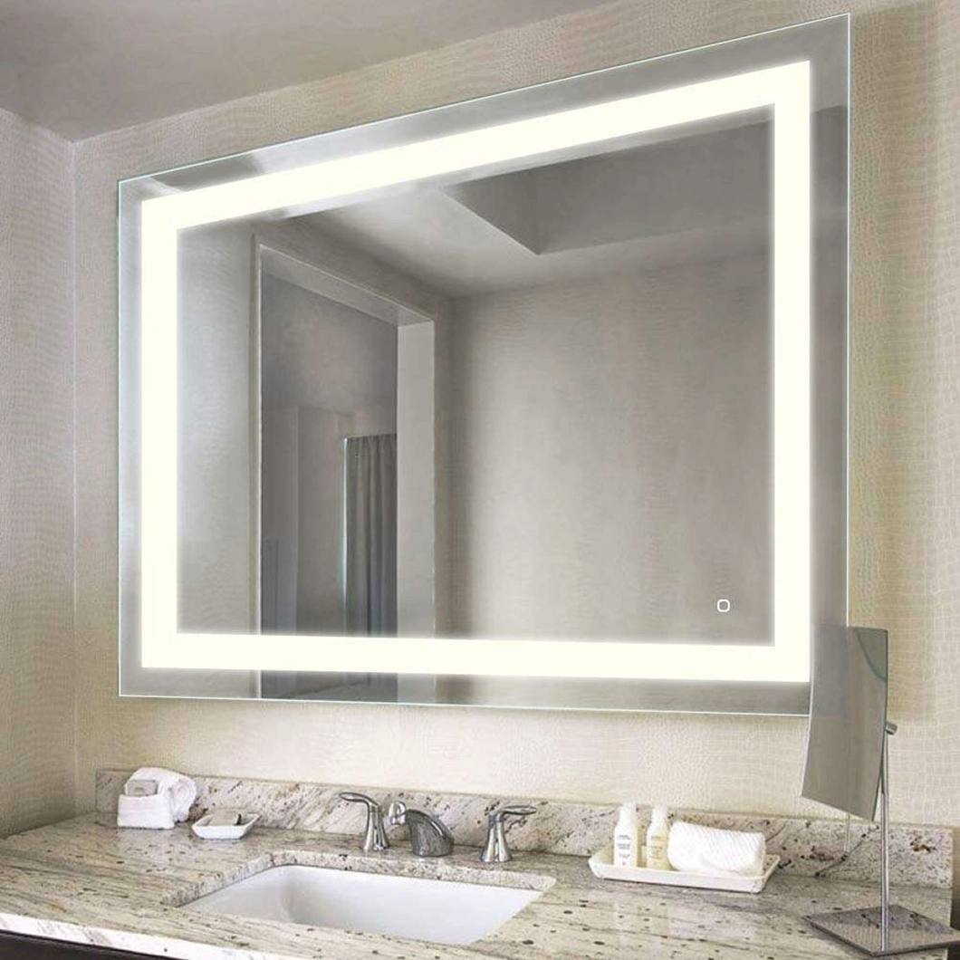 Modern Salon Style Rectangular Iluminated LED Mirror