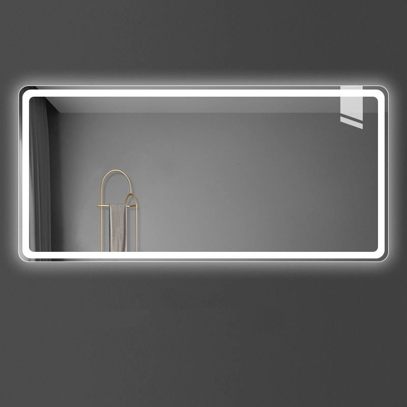 Personal Customized Hotel Wall Mounted Illuminated Smart LED Light Bathroom Mirror