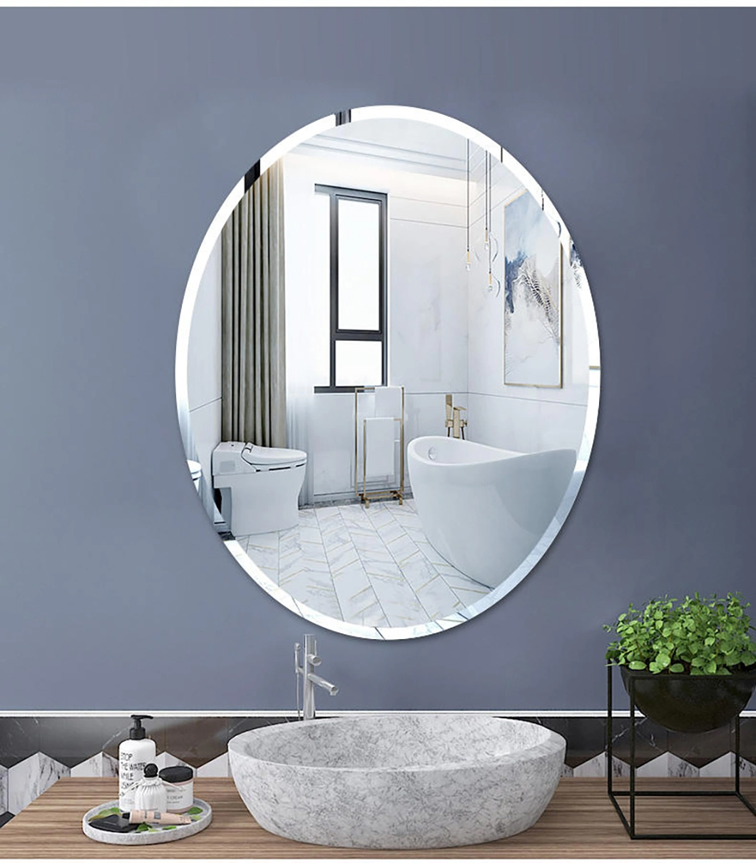 Professional Popular Design CE TUV LED Lighting Mirror Decorative LED Oval Bathroom Mirror for Room