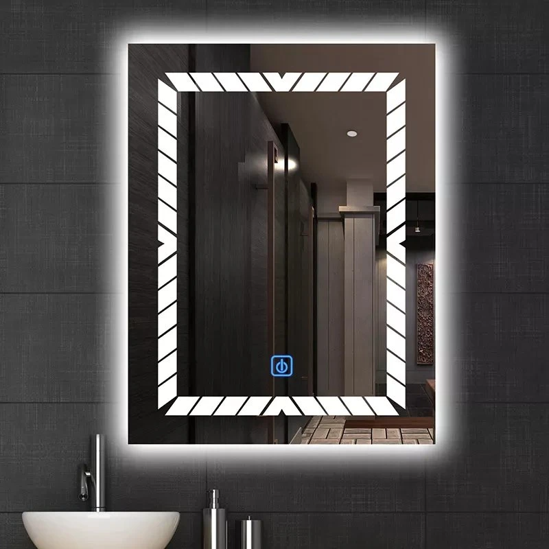 Multifunctional Detachable Design Customized Simple Bath Mirror with LED Light up Bathroom Mirrors Frameless LED Mirror