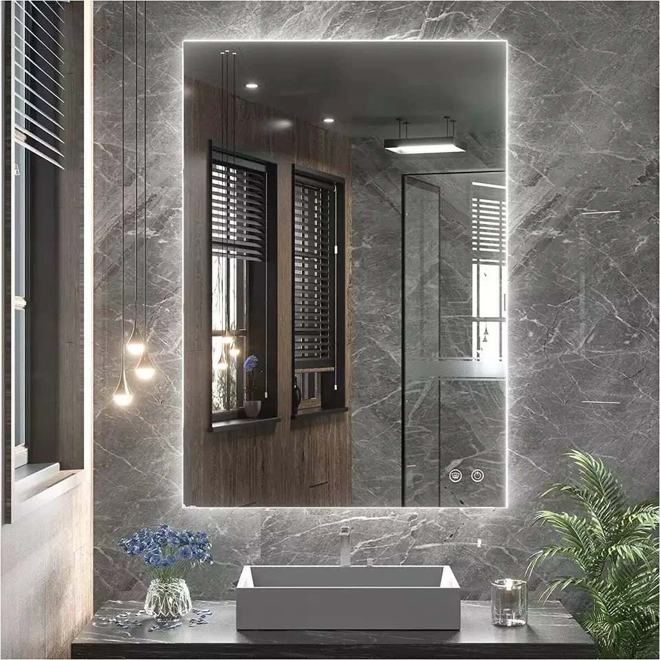 New Upgrade Intelligent Era Intelligent Constant Temperature Rounded Edge Grinding Backlight Intelligent LED Bathroom Mirror